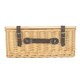 image 4 of Buff Willow Empty Picnic Basket with Pinewood Lid | Brown | L