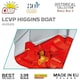 image 9 of LCVP Higgins Boat brick model - COBI 4849 - 715 bricks