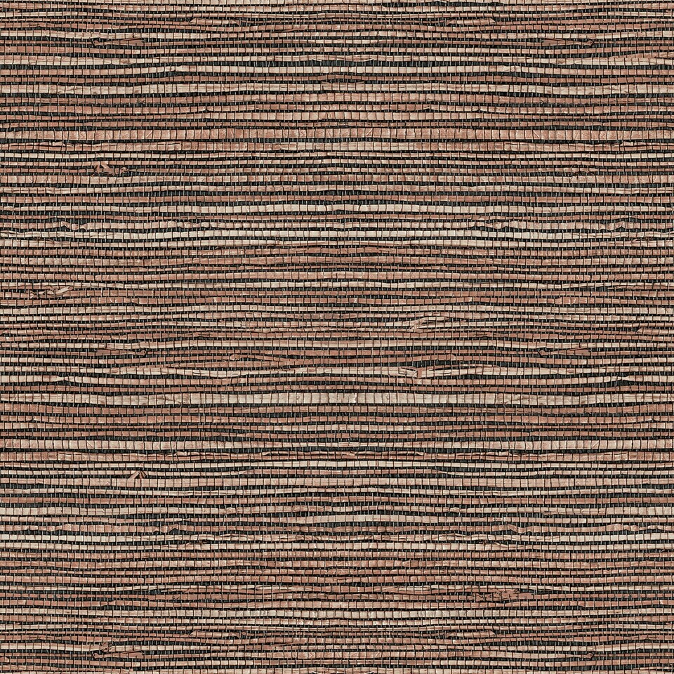 image 1 of Superfresco Easy Emperor Grasscloth Terra Wallpaper Orange | Orange