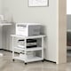 image 6 of HOMCOM Mobile Printer Stand with Storage Printer Table for Home Office White