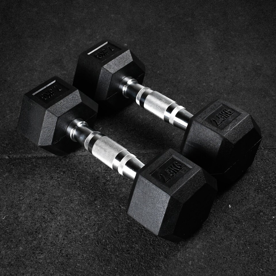 image 1 of GYM SETS UK Hex Dumbbell Pairs- (2 x 30kg (60kg))