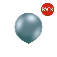 Belbal Latex Gloss Balloons (Pack of 100) - Blue - One Size