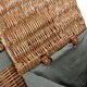 image 4 of Light Steamed Set of 2 Square Laundry Basket with Grey Sage Lining | Grey | Grey