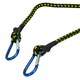 image 3 of 72" Bungee Strap with Aluminium Carabiners Hook Tie Down Fastener Holder 1pc