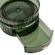 image 3 of Living and Home 360° Rotating Makeup Organizer with Drawer,Green