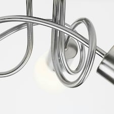 ValueLights Kololi 3 Way Silver Ceiling Bar Light