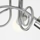 image 1 of ValueLights Kololi 3 Way Silver Ceiling Bar Light