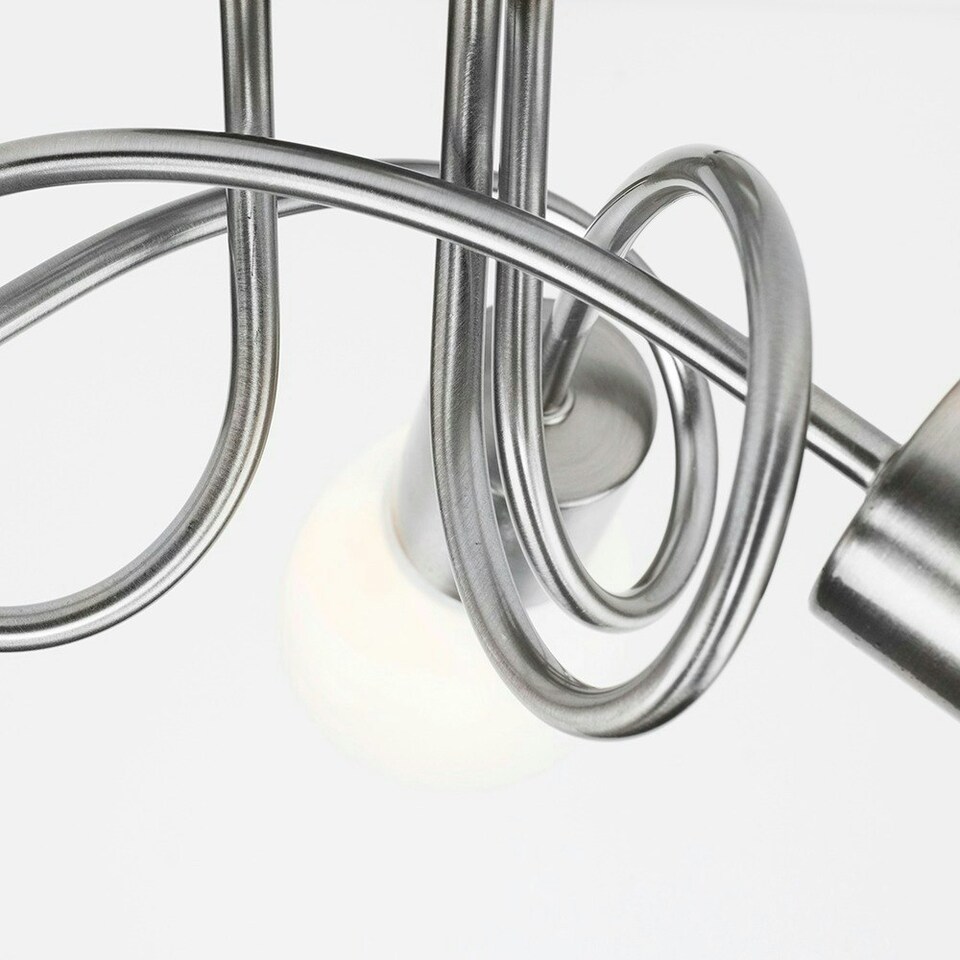 image 1 of ValueLights Kololi 3 Way Silver Ceiling Bar Light