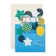 image 2 of 3D Pop-Up Star Balloons Design Son Birthday Card