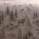 image 3 of D & D Alpine Stag Duvet Cover Set Natural