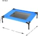 image 2 of Actiaspet Elevated Dog Bed Oxford Mesh Pet Cot Indoor or Outdoor (Blue, Medium)