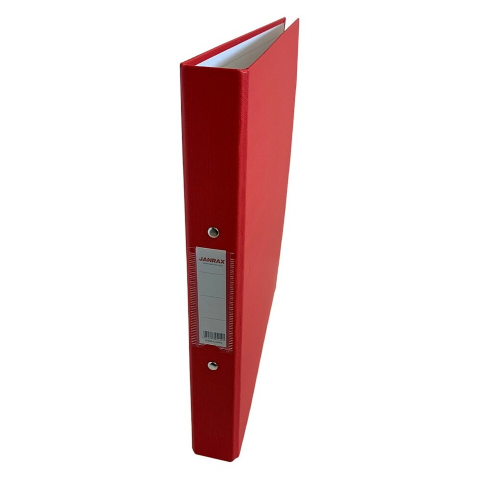 image 1 of Pack of 10 A4 Red Paper Over Board Ring Binders by Janrax | Red | 10