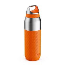 ION8 ROAM Insulated Steel Water Bottle, Rubberised, 485ml / 16oz