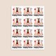 image 3 of Happy Easter Square Stickers 65mm - Sheet of 12