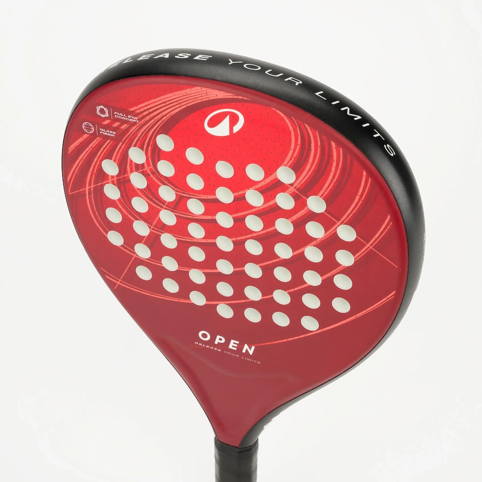 image 1 of Decathlon Adult Padel Racket PR Open - Red