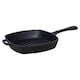 image 1 of Buckingham Pre-Seasoned Cast Iron Square Grill Skillet Pan  26 cm