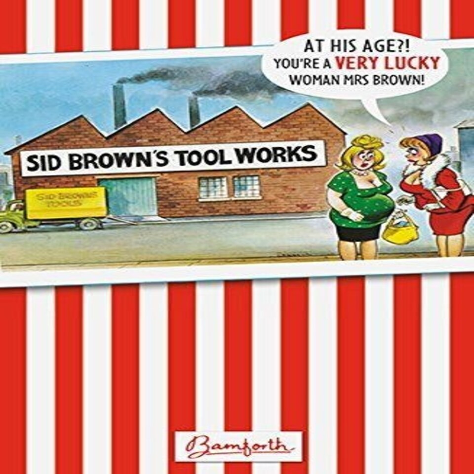 image 1 of Sid Browns Humour Blank Inside Greeting Card