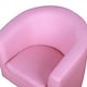 image 9 of HOMCOM Kids Sofa Set Children Armchair Toddler Chair Padding with Footstool | Pink | One Size