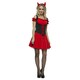 image 1 of Fever Womens/Ladies Wicked Devil Costume Set - Red - S S
