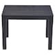 image 3 of Black Weatherproof Plastic Garden Table