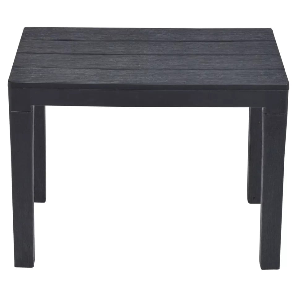 image 1 of Black Weatherproof Plastic Garden Table