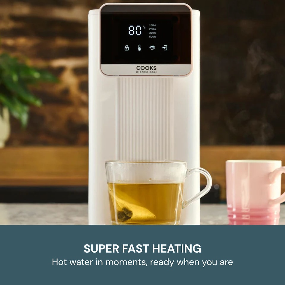 image 1 of Cooks Professional 2.5L Digital Hot Water Dispenser with Adjustable Temperature & Volume