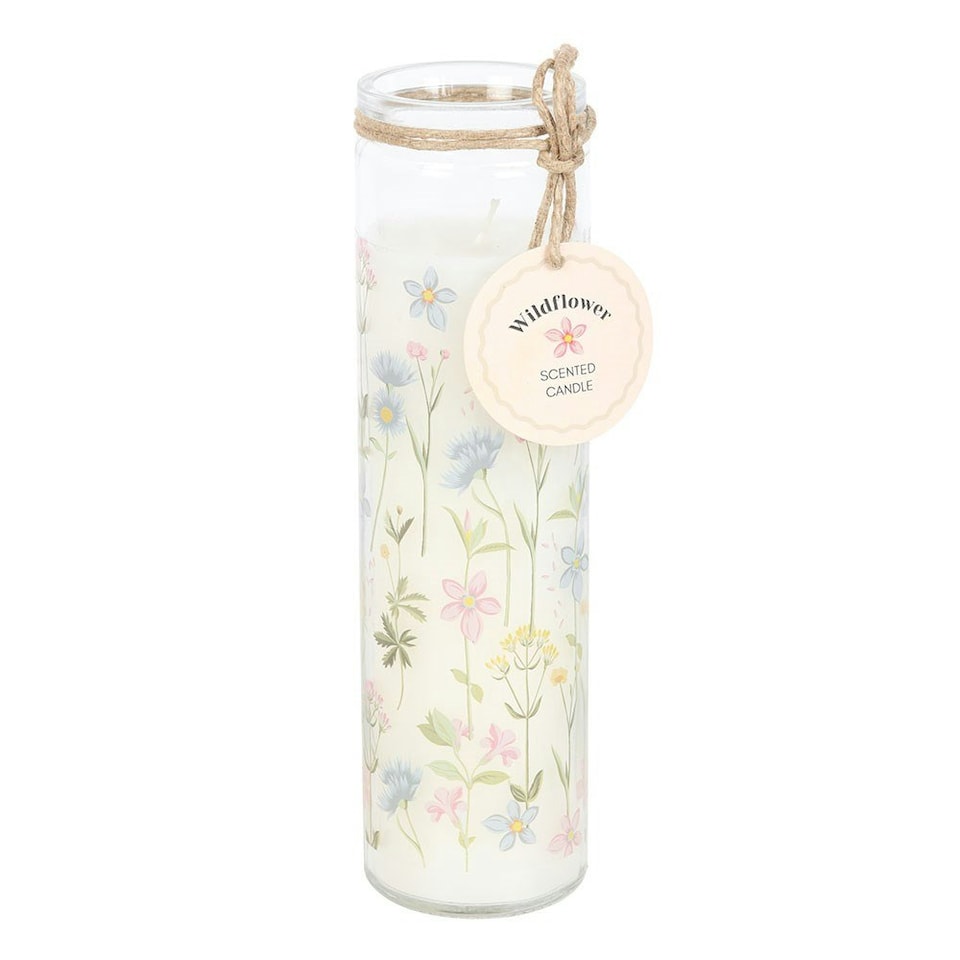 Something Different Scented Wild Flowers Tube Candle - White - One Size