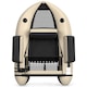 image 1 of COSTWAY Inflatable Fishing Float Tube Portable Adult Fishing Boat w/Pump