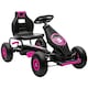 image 6 of HOMCOM Children Pedal Go Kart w/ Adjustable Seat, Rubber Wheels, Brake - Pink