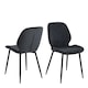 image 1 of Femke Dining Chair in Anthracite Set of 4