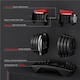 image 4 of Yaheetech 12-in-1 Adjustable Dumbbell Weight Black