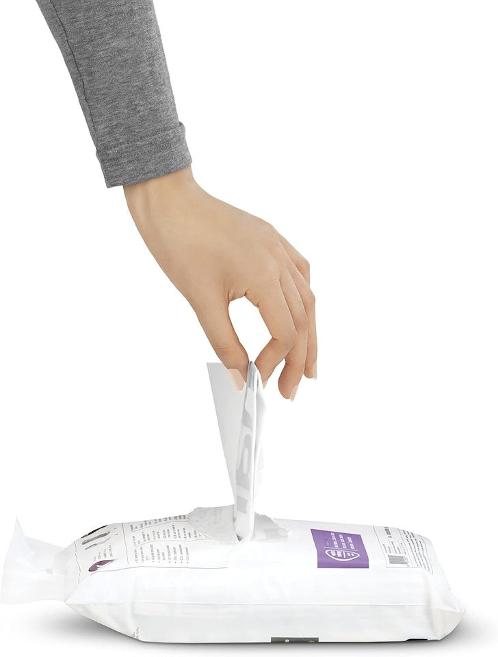 image 1 of Simplehuman 45L Code M Bin Liners, 50% Recycled Custom Fit Bin Bags, Pack of 100 | White | Code M | Code M | 5
