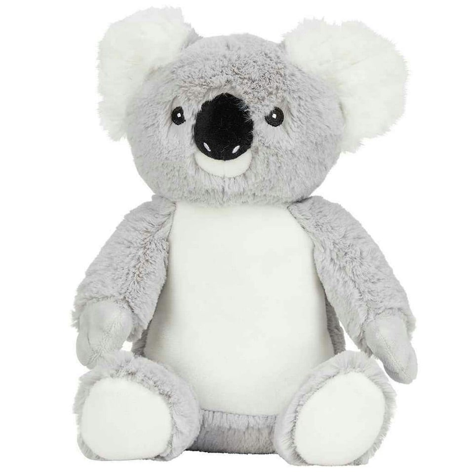 image 1 of Mumbles Koala Teddy Bear - Grey/White - One Size