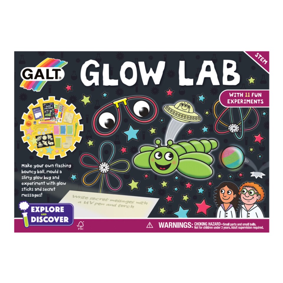 Galt 1004867 Glow Lab Experiment Kit