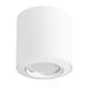 image 2 of ValueLights 10 x GU10 White Tiltable Surface Mounted Ceiling Spotlight Downlights Complete with 10 x 5W GU10 Warm White LED Bulbs