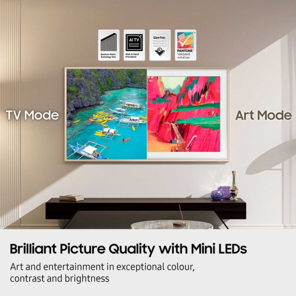 image 1 of Samsung QE75LS03F 75" The Frame Pro 4K Neo QLED Smart TV 2025