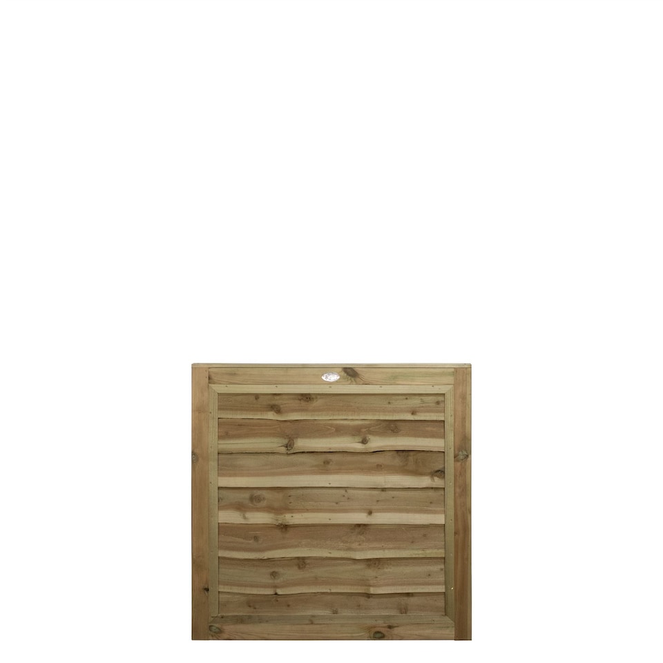 image 1 of Waney Lap Garden Gate 3ft x 3ft Treated Wooden Affordable Pedestrian Side Door