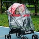 image 6 of PawHut Rain Cover for Dog Stroller Pram Buggy for S XS Dogs, Cats, W/ Two Entry