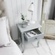 image 3 of Camille Bedside Table 1 Drawer in Classic White