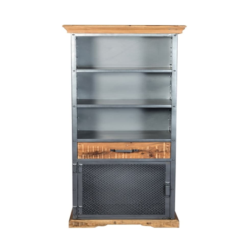 image 1 of Narrow Bookcase | Brown | Brown