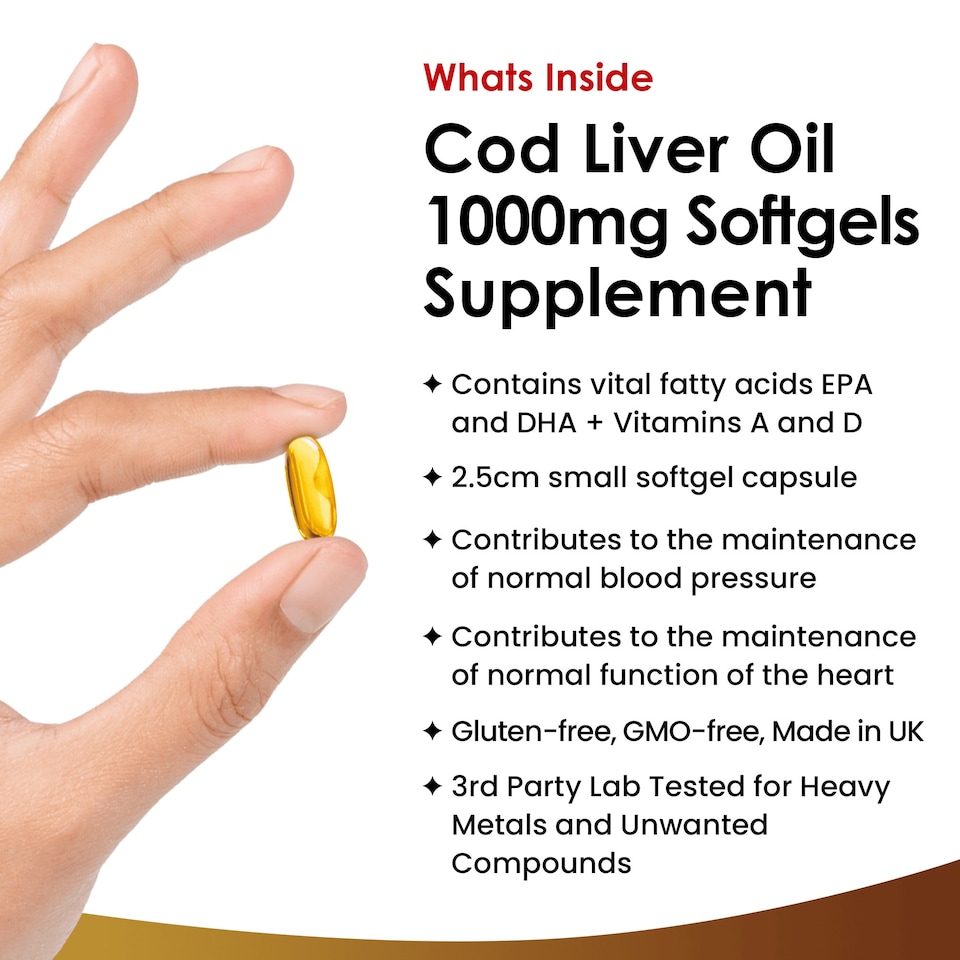 image 1 of Cod Liver Oil Capsules