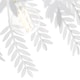 image 2 of Traditional Fern Leaf Design Ceiling Pendant Light Shade in White Gloss Finish | White | White | 1