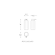 image 4 of Cosmic Soap Dispenser w/ Durable Stainless Steel for Bathroom,Light Grey - 370ml