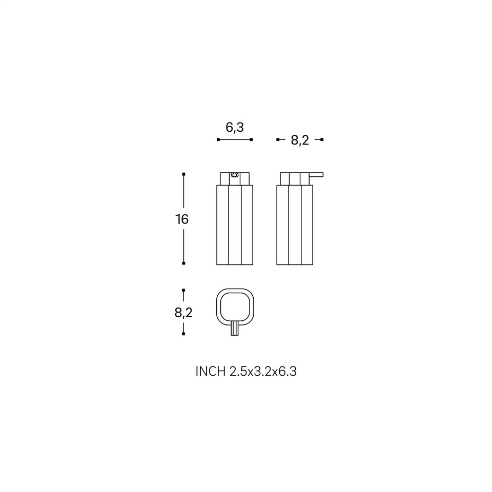 image 1 of Cosmic Soap Dispenser w/ Durable Stainless Steel for Bathroom,Light Grey - 370ml