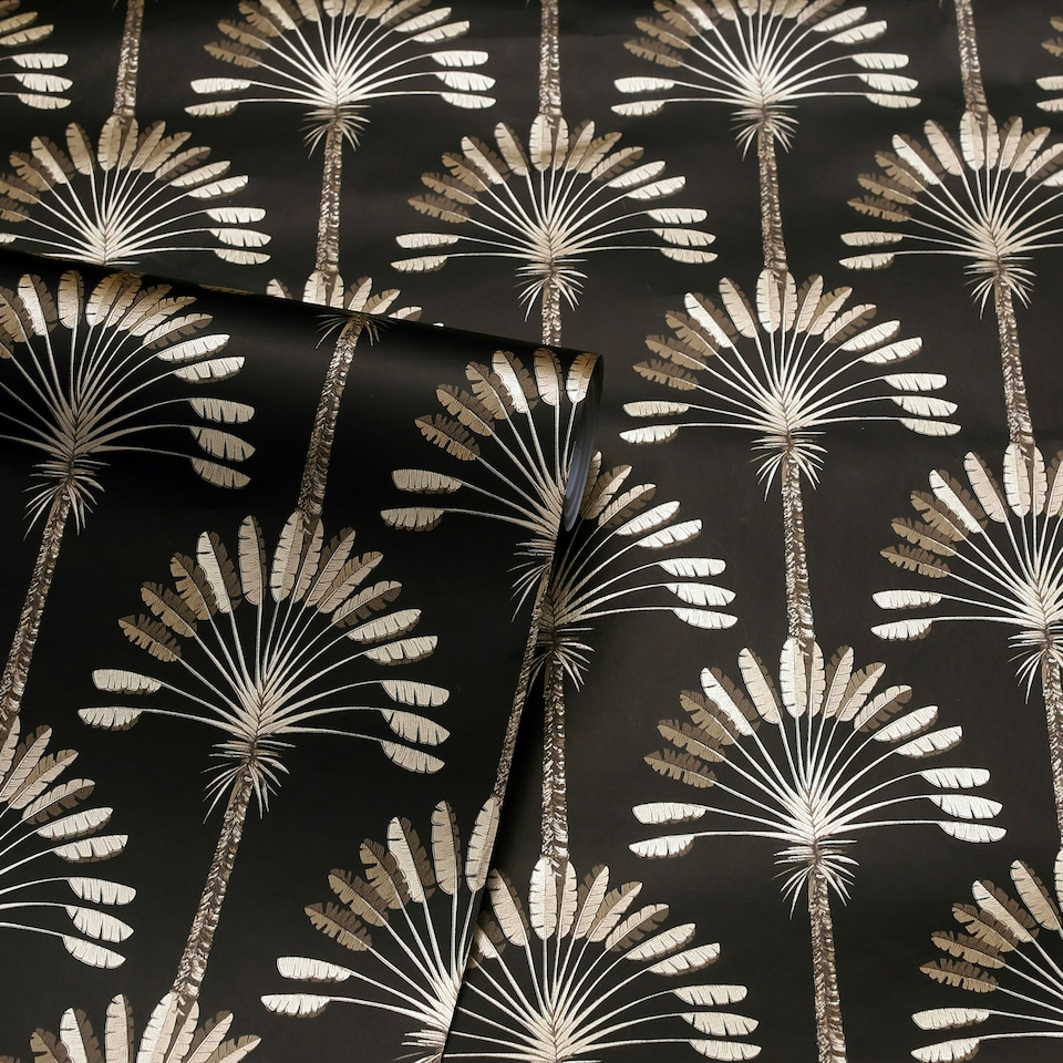 image 1 of Palm Palace Black & Gold