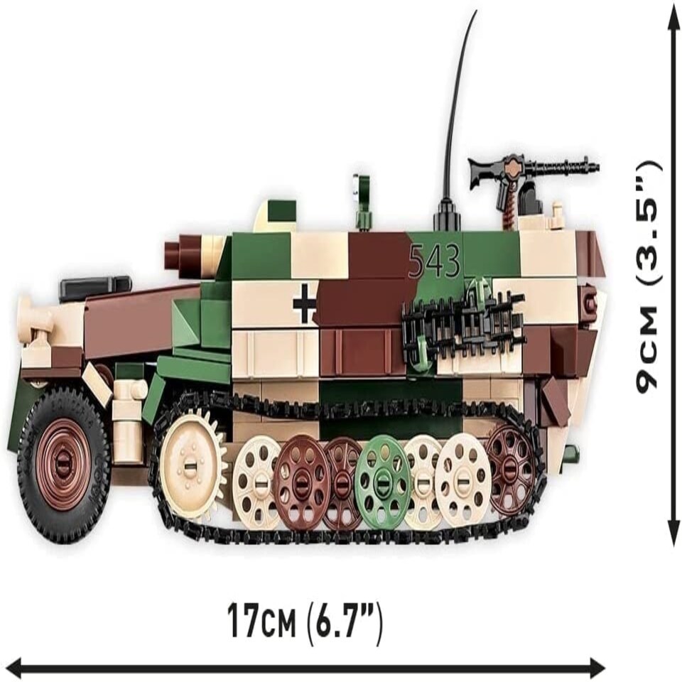 image 1 of Cobi - World War II - SD. KFZ 251/9 "Stummel" (485 Pieces)