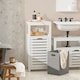 image 6 of SoBuy Bathroom Cabinet with Laundry Basket, White, 16.5x35.4x11.8 in, 12.8 kg - BZR67-W