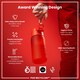 image 6 of Leak Proof Kids Water Bottle, BPA Free, 350ml (12oz) | Red | Red With Straw