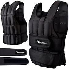 SURREAL Adjustable Weighted Exercise Vest - 5kg to 25kg