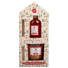 Pan Aroma Orange Spice Red Diffuser Oil & Candle Wax Special Occasions Gift Set